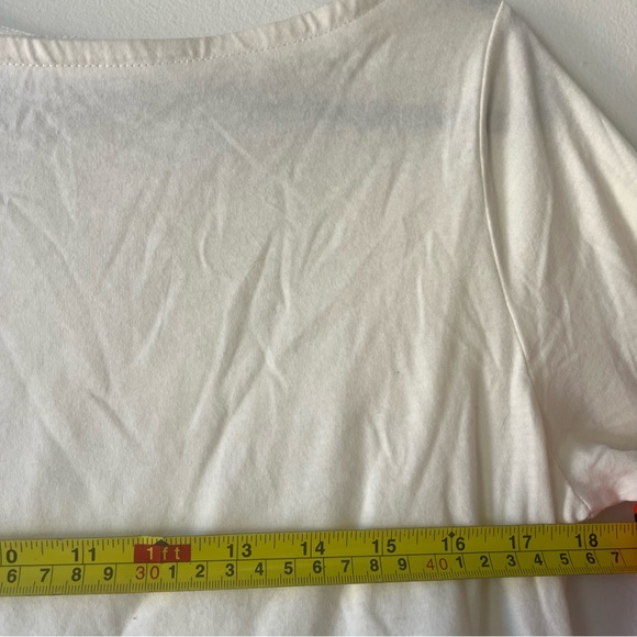 Joe Fresh Women’s White Cotton Pajama Sleep Top Long Sleeve Size Small Soft NWOT - Picture 7 of 9